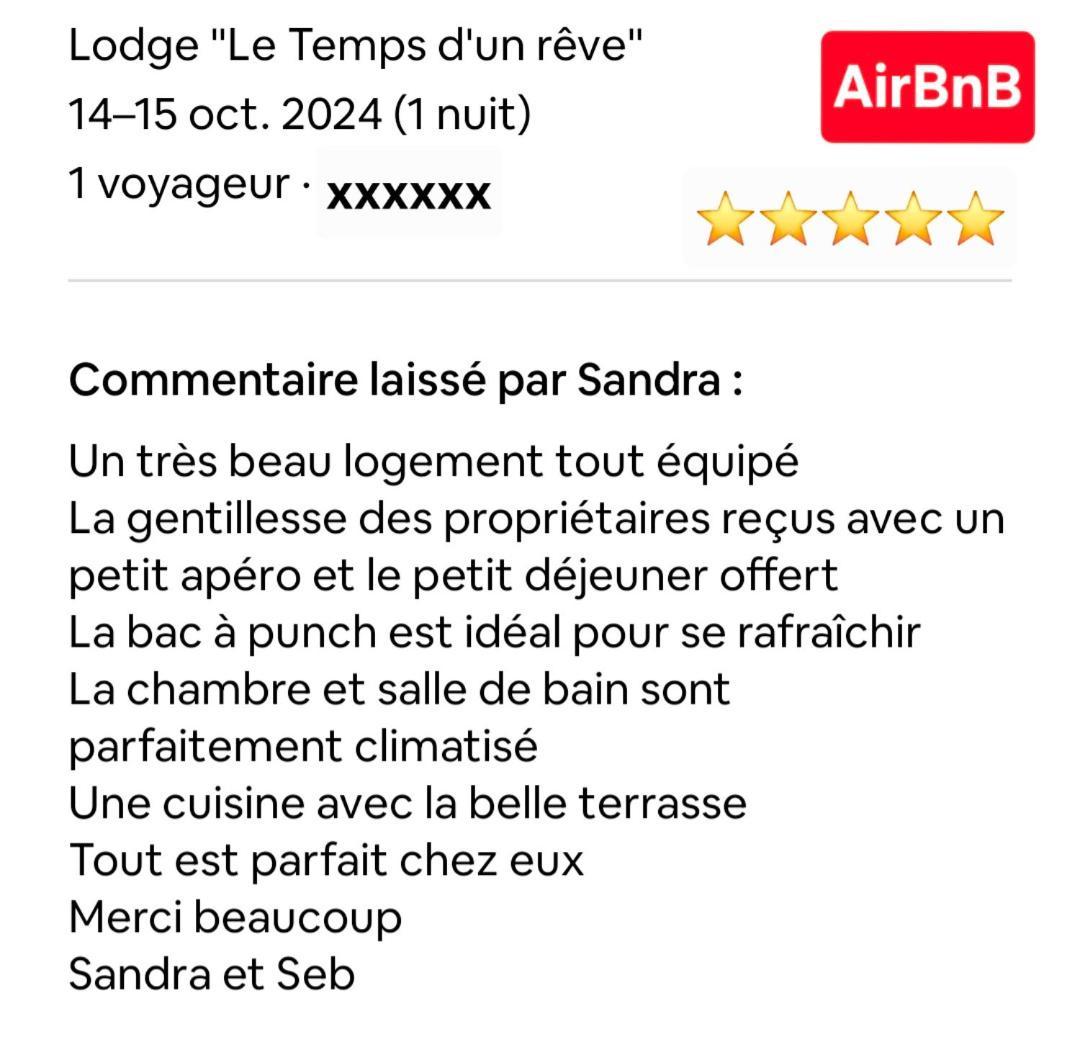 Lodge "Le Temps D'Un Reve" Saint-Francois  Exterior photo
